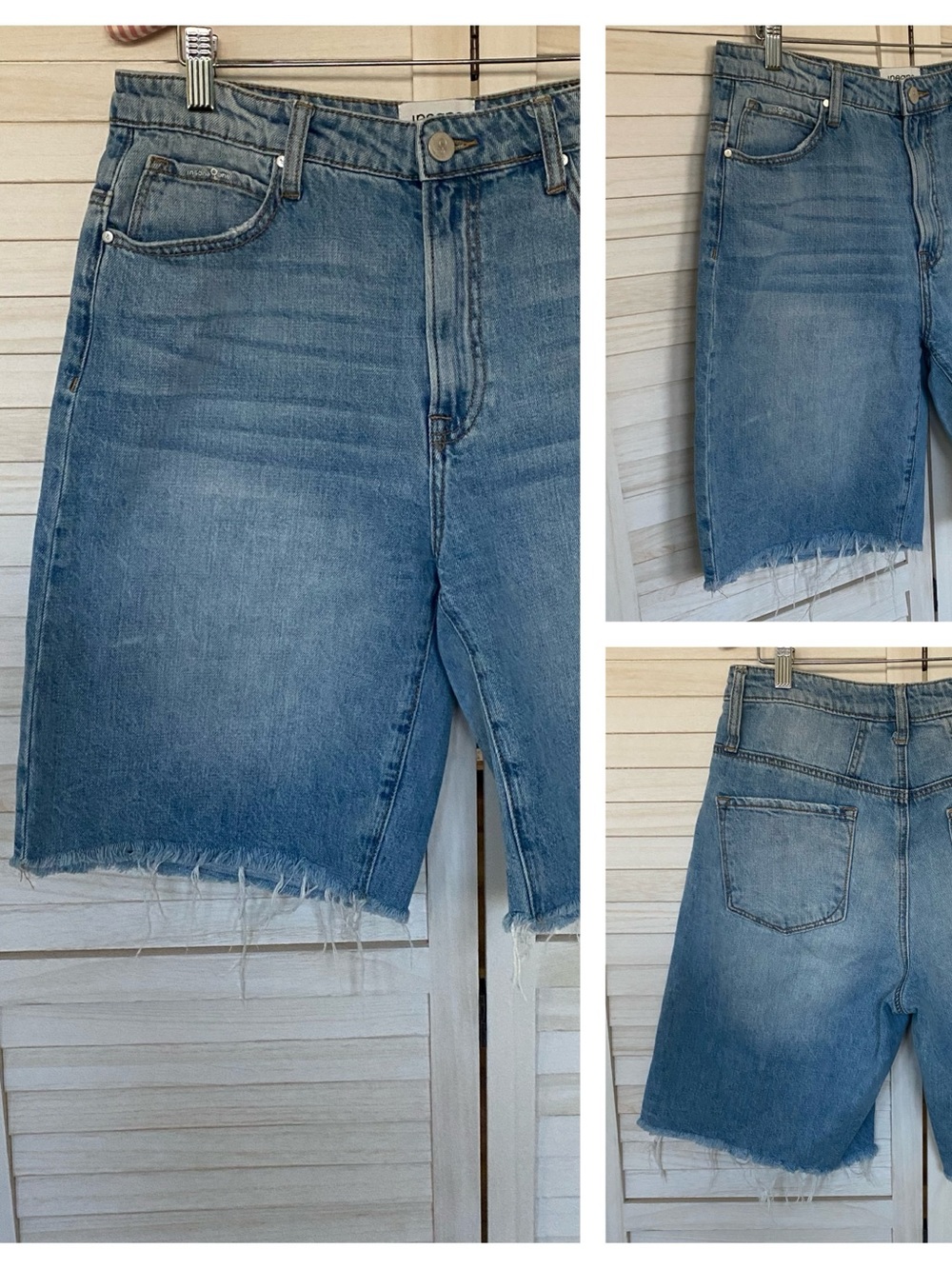 Insane Gene Mom High Rise Cotton Jean Shorts SZ L